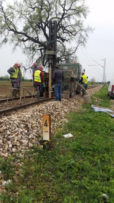 14 ispitivanja terena sanacija pruge